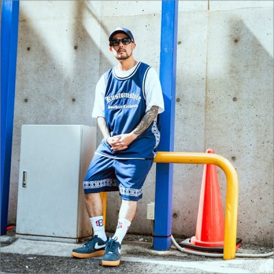 画像8: 【送料無料】KustomStyle カスタムスタイル GARDEN GROVEBASKET TANK JERSEY NAVY