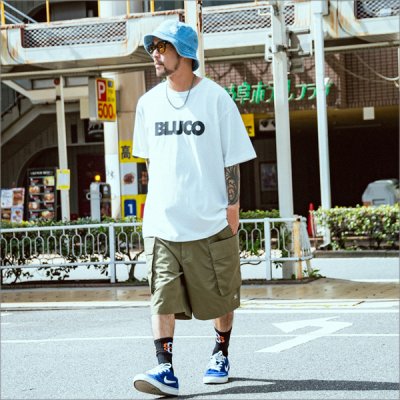 画像5: BLUCO ブルコ PRINT TEE -Logo- WHITE-BLACK