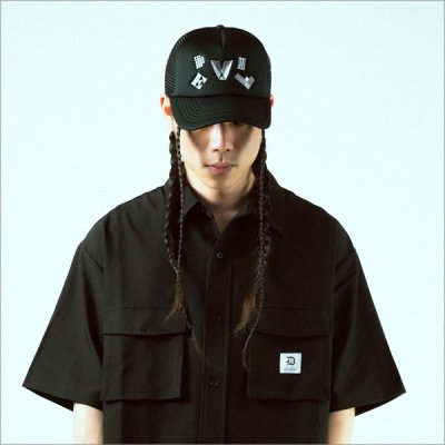 画像4: Deviluse デビルユース Adorn メッシュキャップ BLACK