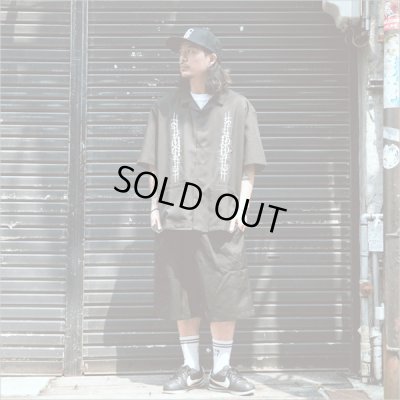 画像5: 【送料無料】KustomStyle カスタムスタイル CARLSBAD S/S オープンカラーシャツ BLACK