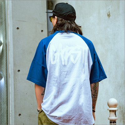 画像14: CAPTAIN STREET CAPST Logo ラグランTシャツ BLUE/ASH キャプテンストリート