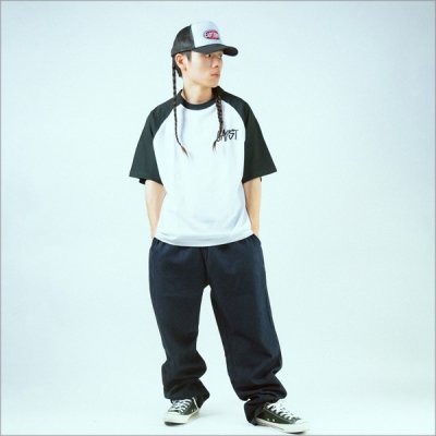 画像11: CAPTAIN STREET CAPST Logo ラグランTシャツ BLACK/WHITE キャプテンストリート