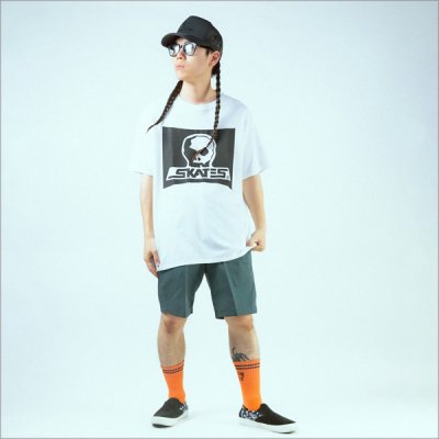 画像11: 【送料無料】SKULL SKATES スカルスケーツ SURF BOX BURBS Tシャツ WHITE