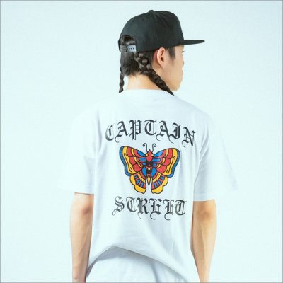 画像11: CAPTAIN STREET Butterfly Tシャツ WHITE キャプテンストリート