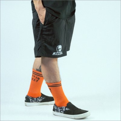 画像10: 【送料無料】SKULL SKATES スカルスケーツ SKULLロゴ ナイロンショーツ BLACK