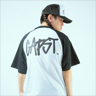 画像12: CAPTAIN STREET CAPST Logo ラグランTシャツ BLACK/WHITE キャプテンストリート