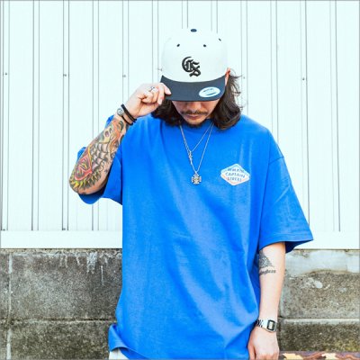 画像12: CAPTAIN STREET Classic CS スナップバックキャップ BLACK/WHITE キャプテンストリート