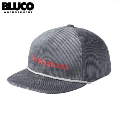 画像1: BLUCO ブルコ CORDUROY CAP -Rope- GRAY