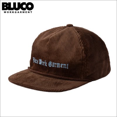 画像1: BLUCO ブルコ CORDUROY CAP -Rope- BROWN