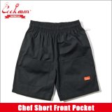 COOKMAN クックマン Chef ショーツ Front Pocket Ripstop BLACK