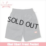 COOKMAN クックマン Chef ショーツ Front Pocket Ripstop BLACK