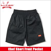 COOKMAN クックマン Chef ショーツ Front Pocket Ripstop BLACK