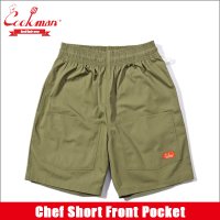 COOKMAN クックマン Chef ショーツ Front Pocket Ripstop OLIVE