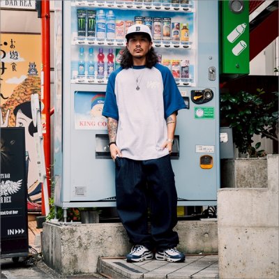 画像15: CAPTAIN STREET CAPST Logo ラグランTシャツ BLUE/ASH キャプテンストリート