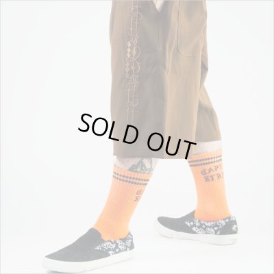 画像12: CAPTAIN STREET FO SOCKS ORANGE キャプテンストリート