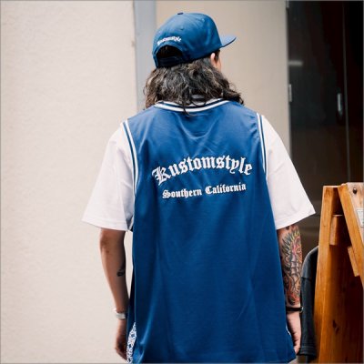 画像11: 【送料無料】KustomStyle カスタムスタイル GARDEN GROVEBASKET TANK JERSEY NAVY