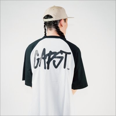 画像14: CAPTAIN STREET CAPST Logo ラグランTシャツ BLACK/WHITE キャプテンストリート