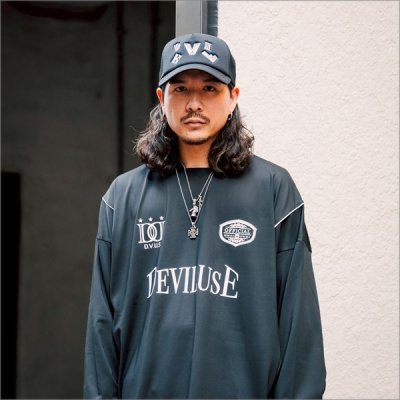 画像7: Deviluse デビルユース Adorn メッシュキャップ BLACK