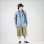 画像10: 【送料無料】KustomStyle カスタムスタイル PRAYING KATAKANA CHAMBRAY L/Sシャツ BLUE