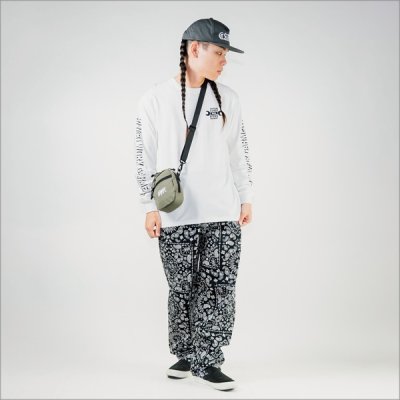 画像12: 【20%OFF】BLUCO ブルコ PRINT L/S TEE -WORKIN CLASS EYES- WHITE/BLACK