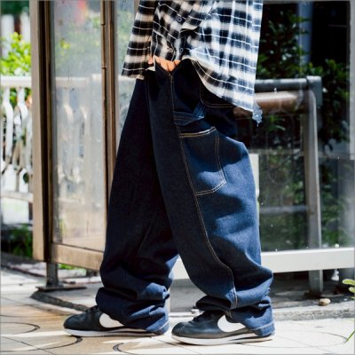 画像13: 【送料無料】COOKMAN クックマン Carpenter's パンツ DENIM NAVY