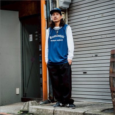 画像12: 【送料無料】KustomStyle カスタムスタイル GARDEN GROVEBASKET TANK JERSEY NAVY