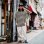 画像6: 【送料無料】KustomStyle カスタムスタイル KARMA BORDER HALF ZIP S/Sシャツ BROWN