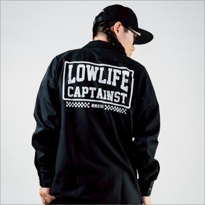 画像16: 【40％OFF】CAPTAIN STREET LOW LIFE L/S ワークシャツ BLACK キャプテンストリート