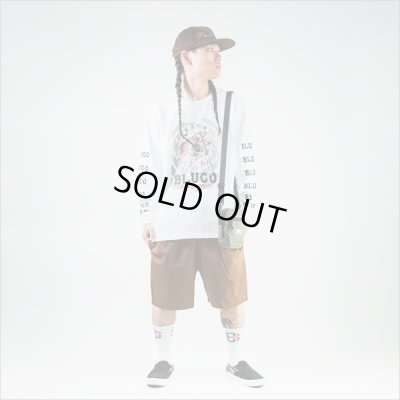 画像6: 【20％OFF】BLUCO ブルコ HEAVY DRY COTTON PRINT L/S TEE -Artwork by 遊鷹- WHITE