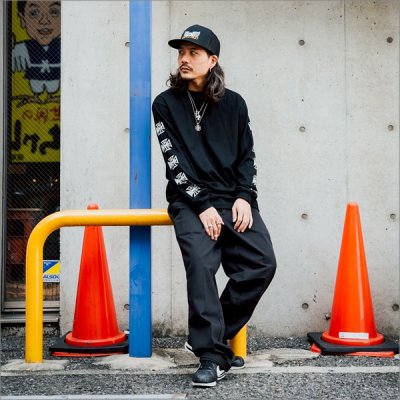 画像6: KustomStyle カスタムスタイル IRON CROSS L/S Tシャツ BLACK	
