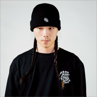 画像5: CAPTAIN STREET Classic CS ニットキャップ BLACK キャプテンストリート