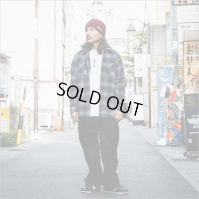 画像6: 【送料無料】BLUCO ブルコ OMBRE CHECK FLANNEL SHIRT BLACK
