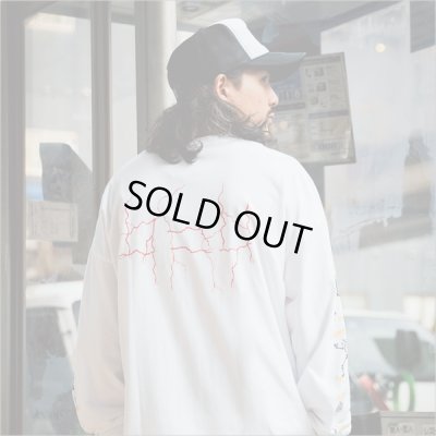 画像10: Deviluse デビルユース Lightning L/S Tシャツ WHITE
