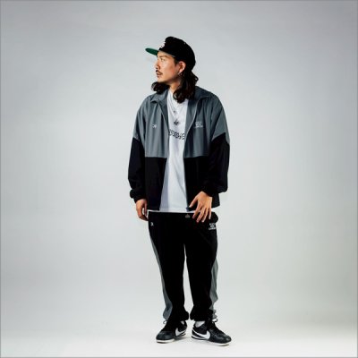 画像12: 【送料無料】BLUCO ブルコ STRETCH TRACK JACKET -COMBINATION- GRAY/BLACK