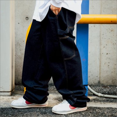 画像16: 【送料無料】COOKMAN クックマン Carpenter's パンツ DENIM NAVY