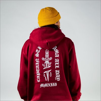 画像8: 【送料無料】CAPTAIN STREET Dagger P/Oパーカー BURGUNDY キャプテンストリート