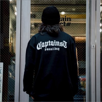 画像8: CAPTAIN STREET CRN Logo L/S Tシャツ BLACK キャプテンストリート