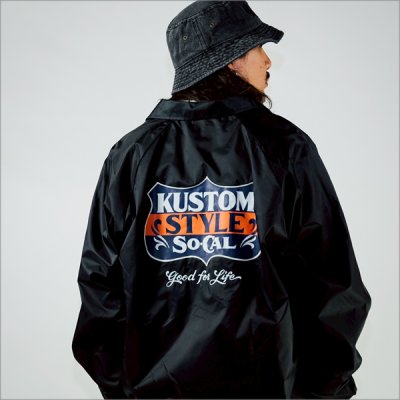 画像16: 【送料無料】KustomStyle カスタムスタイル GOOD FOR LIFE コーチJKT BLACK