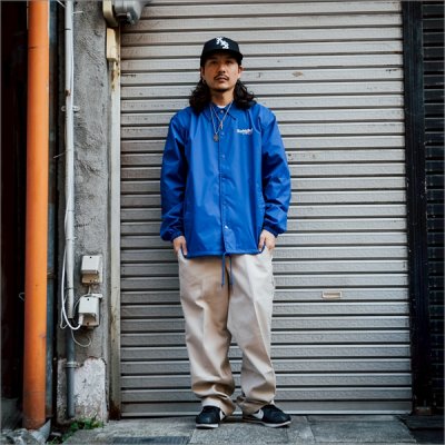 画像7: 【送料無料】CAPTAIN STREET Old English コーチJKT BLUE キャプテンストリート