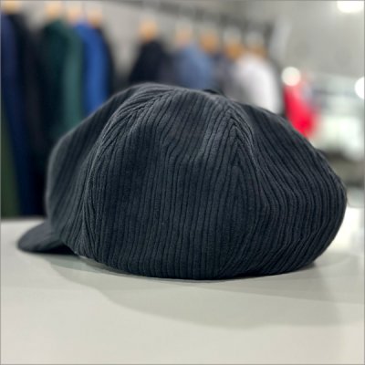 画像2: BLUCO ブルコ CORDUROY NEWSBOY CAP BLACK