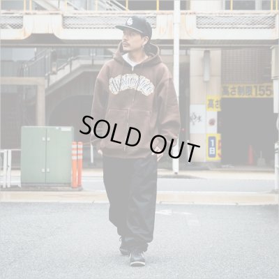 画像6: 【送料無料】KustomStyle カスタムスタイル HAVOC ZIPパーカー BROWN