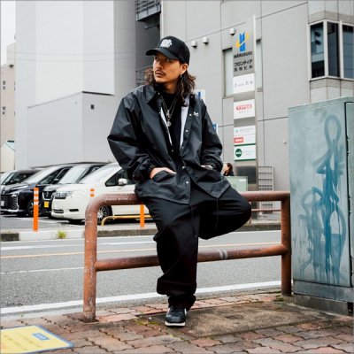 画像7: 【送料無料】CAPTAIN STREET Old English コーチJKT BLACK キャプテンストリート