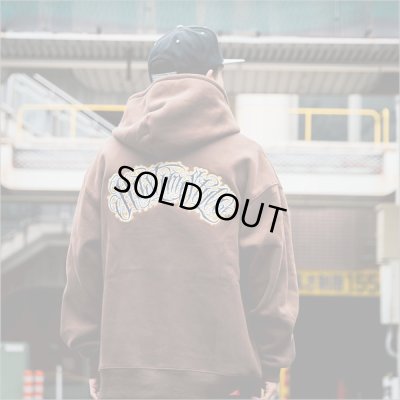 画像7: 【送料無料】KustomStyle カスタムスタイル HAVOC ZIPパーカー BROWN