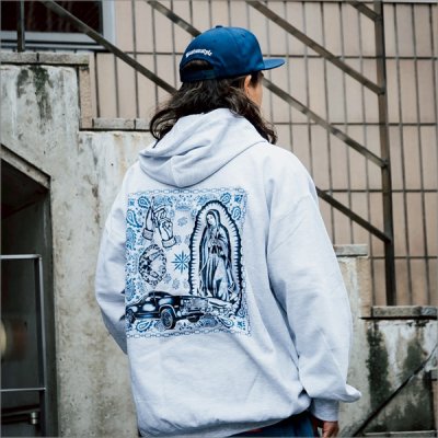 画像7: 【送料無料】KustomStyle カスタムスタイル CONQUISTA プルオーバーパーカー ASH