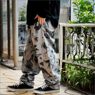 画像10: 【送料無料】COOKMAN クックマン Chef パンツ Old Tattoo GRAY