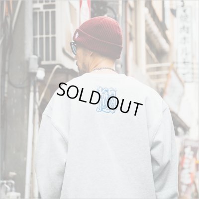 画像7: 【送料無料】KustomStyle カスタムスタイル CHAVO LOGO クルーネックスウェット ASH