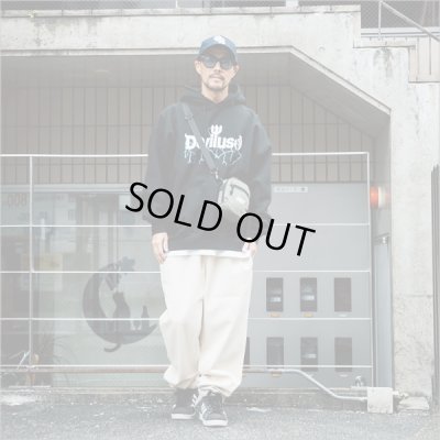 画像4: 【送料無料】Deviluse デビルユース Volt Logo P/Oパーカー BLACK