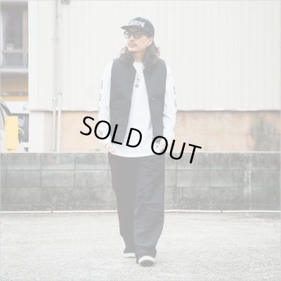 画像8: 【送料無料】BLUCO ブルコ RIB COLLAR DUCK VEST BLACK