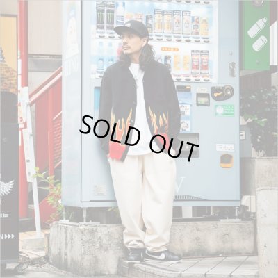 画像6: 【送料無料】COOKMAN クックマン Knitted Cardigan Flame BLACK