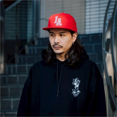 画像13: KustomStyle カスタムスタイル LA-BANDANA スナップバックCAP CARDINAL